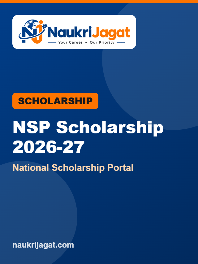 NSP Scholarship 2026-27: Last Date 31 October, Schemes List