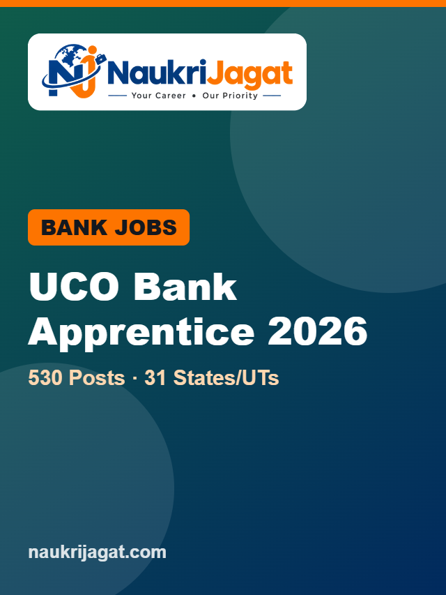 UCO Bank Apprentice 2026: 530 Posts, Apply by 29 Oct